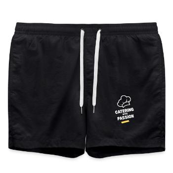 Wear Your Brand - Swim Trunks - black - Front - AI Model Male 185 light (185cm)