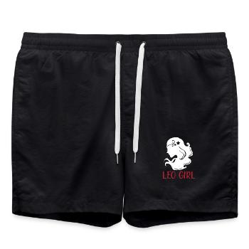 Signe du zodiaque Lion - Short de bain - noir - Devant - AI Model Male 185 light (185cm)