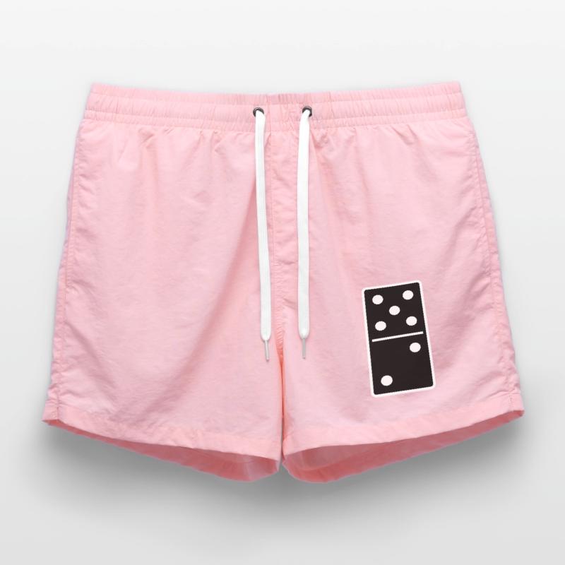 DOMINO STONE 5: 2 - VARIABLE COLOR - VECTOR DESIGN! Swim Trunks