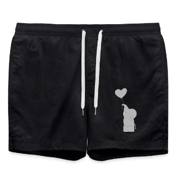 Ballon de secours éléphant - Short de bain - noir - Devant - AI Model Male 185 light (185cm)
