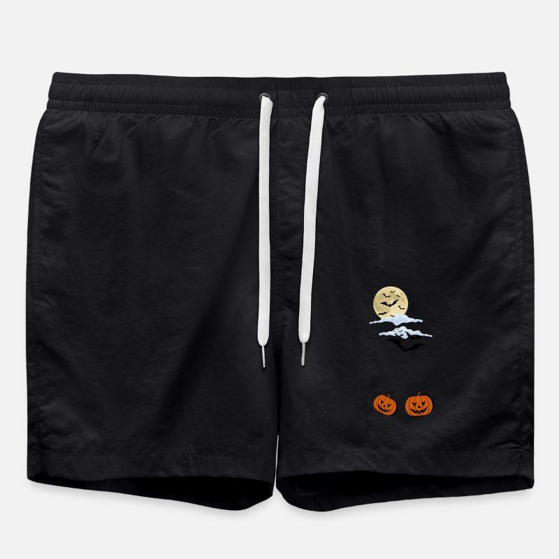 The night before Halloween - Badeshorts - Schwarz