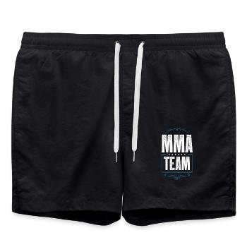 L’équipe Mma - Short de bain - noir - Devant - AI Model Male 185 light (185cm)