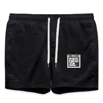 Women life freedom - Short de bain - noir - Devant - AI Model Male 185 light (185cm)