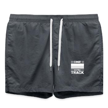 Track Athletics One Extra Track Field - Badeshorts - Anthrazit - Vorne - AI Model Male 185 light (185cm)