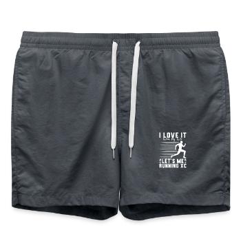 Conception de coureur de cross-country - XC Coach - Course à pied - Short de bain - charbon - Devant - AI Model Male 185 light (185cm)