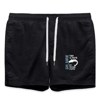Pêche au silure Tout le reste est poisson d'appât - Short de bain - noir - Devant - AI Model Male 185 light (185cm)