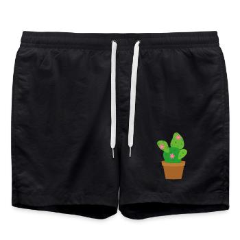 cactus - Short de bain - noir - Devant - AI Model Male 185 light (185cm)