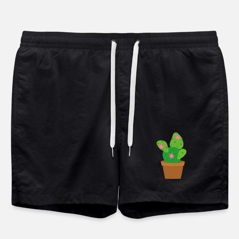 cactus - Swim Trunks - black
