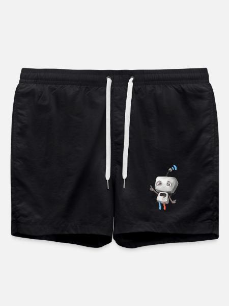 Petit robot - Short de bain - noir