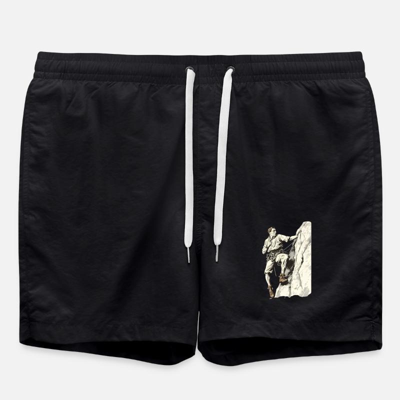 Climbing adventurer in Duotone - Swim Trunks - black