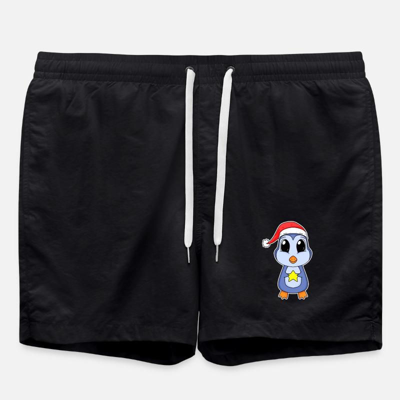 Pingouin Noël - Short de bain - noir