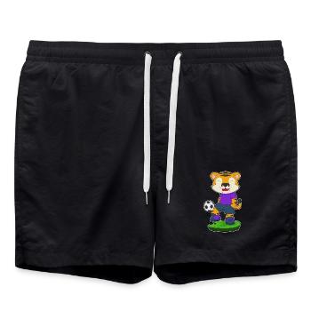 Tiger Soccer Joueur De Football - Short de bain - noir - Devant - AI Model Male 185 light (185cm)