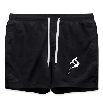 Cascade, Ski nautique, Surf, Wakeboard, Kitesurfer - Short de bain - noir - Devant - AI Model Male 185 light (185cm)