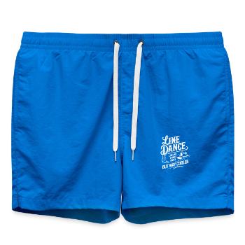 Line Dance ist cooler - Tanzen meine Passion - Badeshorts - Cobalt blue - Vorne