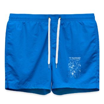 The Four Horsemen of the Apocalypse Illustration - Swim Trunks - cobalt blue - Front