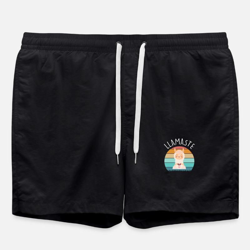 Llamaste yoga - Short de bain - noir