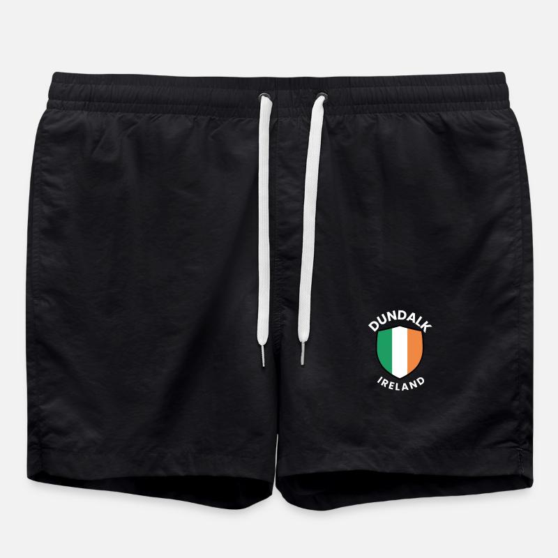 Dundalk Ireland Shield - Swim Trunks - black