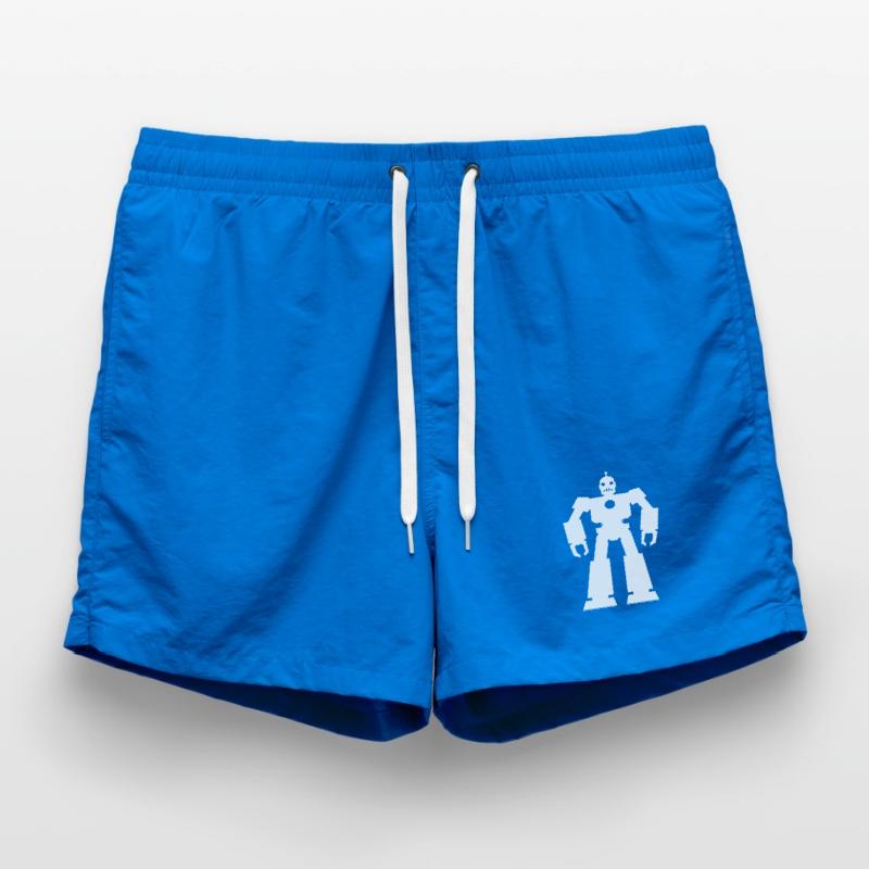 Robots – AI Technology Sci-Fi Nerd Design Swim Trunks