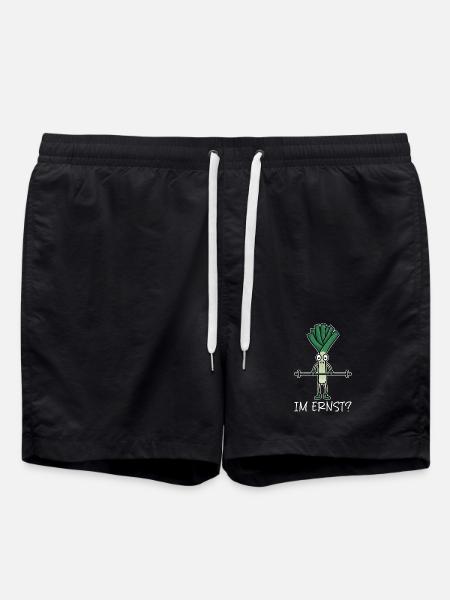 Weightlifters SERIOUSLY??? Gym Fun - Swim Trunks - black