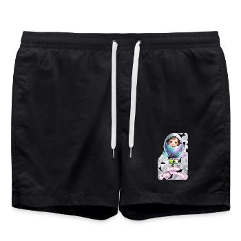 Explosion des œufs de bébé de Bourgeon de Pâques - Short de bain - noir - Devant - AI Model Male 185 light (185cm)