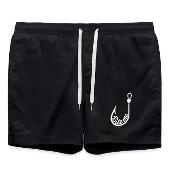 Conception du crochet leurre Me - Short de bain - noir - Devant - AI Model Male 185 light (185cm)