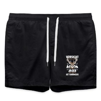 Hunting Hunting Huntsman Hunters - Swim Trunks - black - Front - AI Model Male 185 light (185cm)