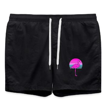 Pink and proud of it - Swim Trunks - black - Front - AI Model Male 185 light (185cm)