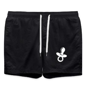 Baby Birth Gift - Swim Trunks - black - Front - AI Model Male 185 light (185cm)