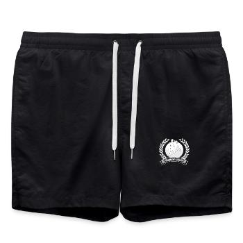 Marathonien Running Queen Running Cadeau de course - Short de bain - noir - Devant - AI Model Male 185 light (185cm)