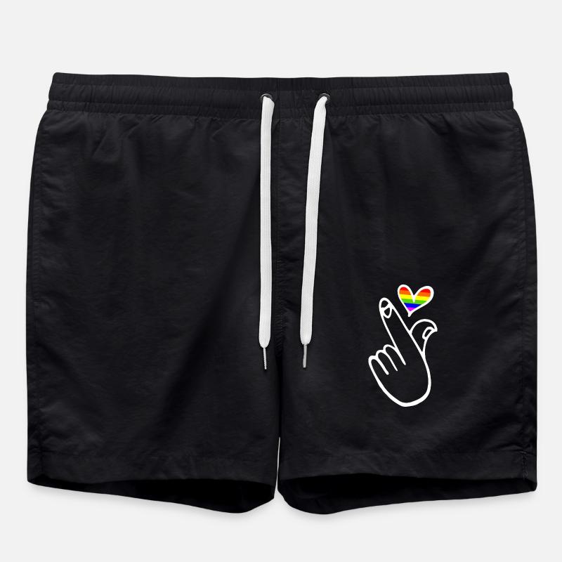 Lgbt lgbtq - Swim Trunks - black