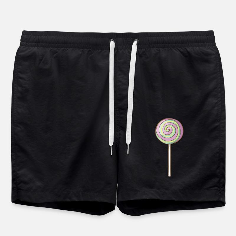 lollipop - Swim Trunks - black