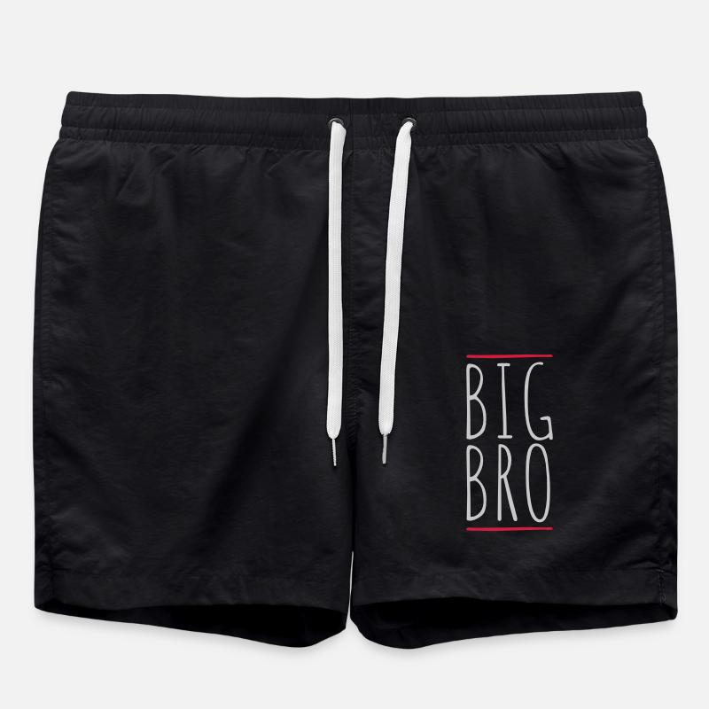 Bar Logo Big Bro - Short de bain - noir