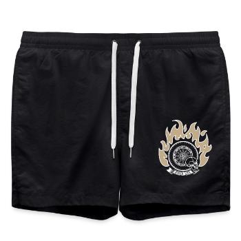 BIKER LIFE - Short de bain - noir - Devant - AI Model Male 185 light (185cm)