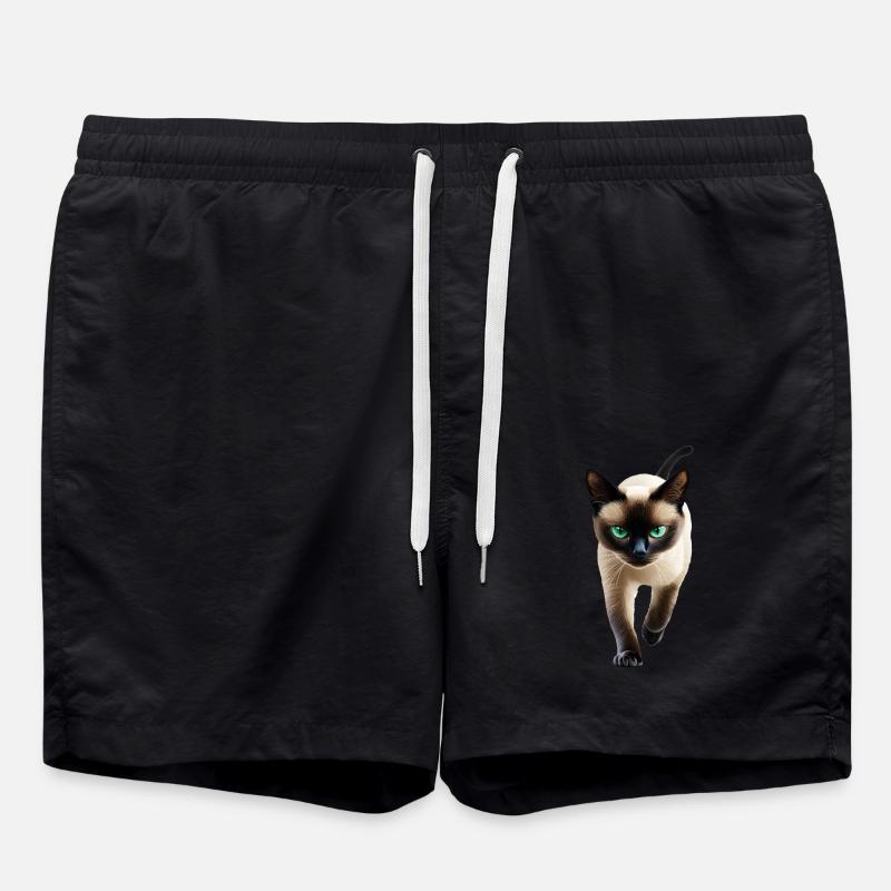 Siamese - Badeshorts - Schwarz
