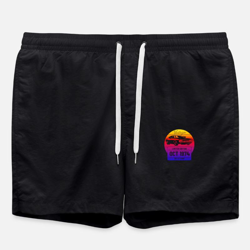 OCT 1974 - Swim Trunks - black