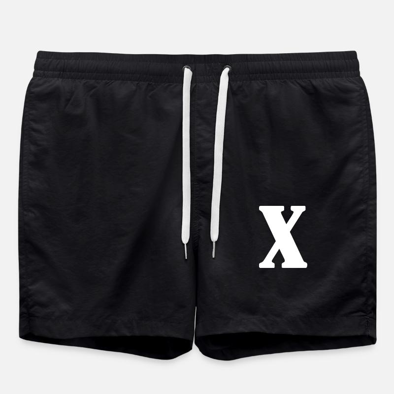 X - Short de bain - noir