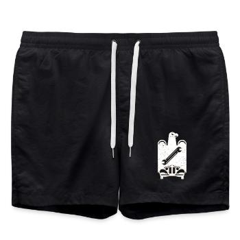 Marques de fabrique de véhicules mécaniciens - Short de bain - noir - Devant - AI Model Male 185 light (185cm)