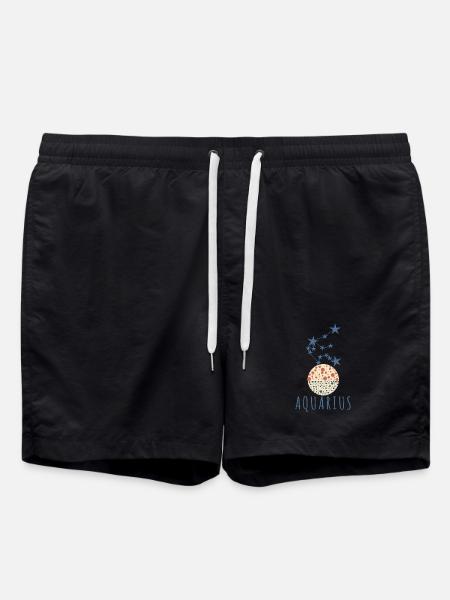 The constellation Aquarius - Swim Trunks - black