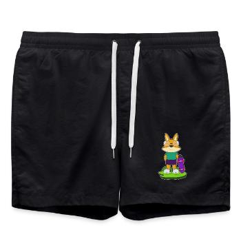 Fox Skater Skateboard - Short de bain - noir - Devant - AI Model Male 185 light (185cm)