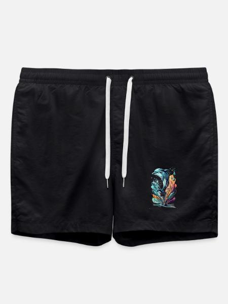 DAUPHIN - Short de bain - noir