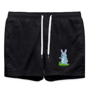 Bunny Coffee Mug - Swim Trunks - black - Front - AI Model Male 185 light (185cm)