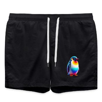 Pingouin - Short de bain - noir - Devant - AI Model Male 185 light (185cm)