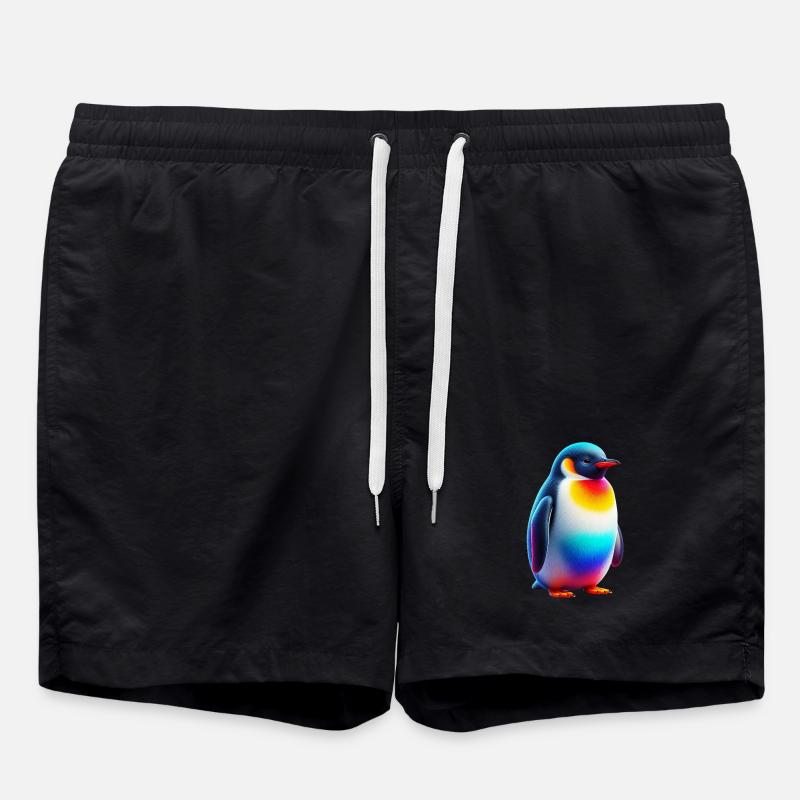 Pinguin - Badeshorts - Schwarz