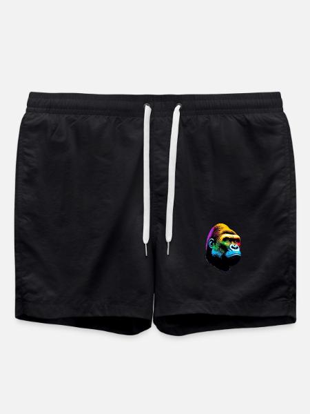 Gorilla - Swim Trunks - black