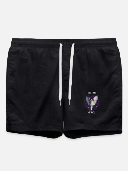Fallen Angel - Swim Trunks - black