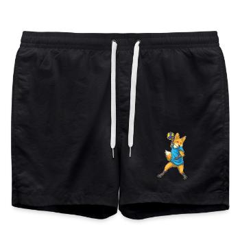 Fuchs Handball Player Handball - Swim Trunks - black - Front - AI Model Male 185 light (185cm)