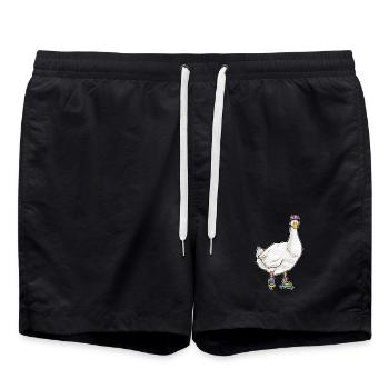 Duck Inline skating Inline skates - Swim Trunks - black - Front - AI Model Male 185 light (185cm)