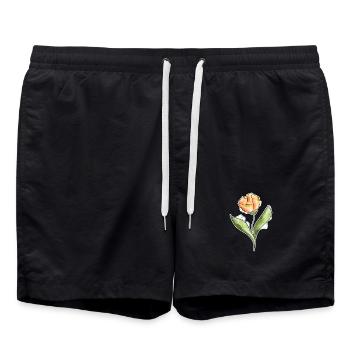 Tulpe - Badeshorts - Schwarz - Vorne - AI Model Male 185 light (185cm)
