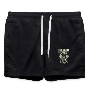 Valhalla vous appelle - Short de bain - noir - Devant - AI Model Male 185 light (185cm)