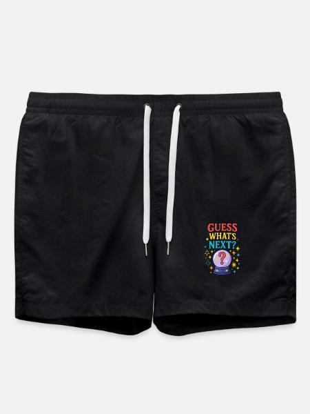Rate, was kommt - Badeshorts - Schwarz